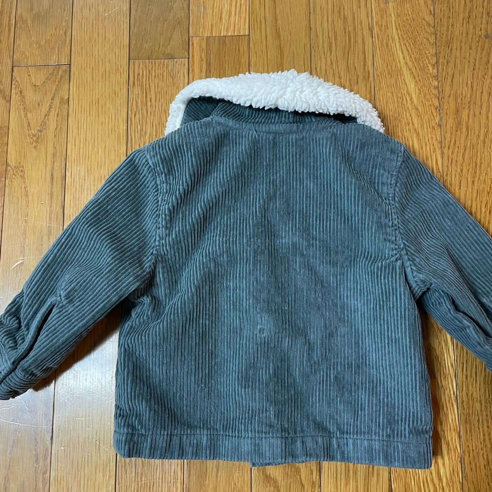 OshKosh B’Gosh baby Corduroy Jacket with White Sherpa Collar‎ 6 month - Picture 6 of 8